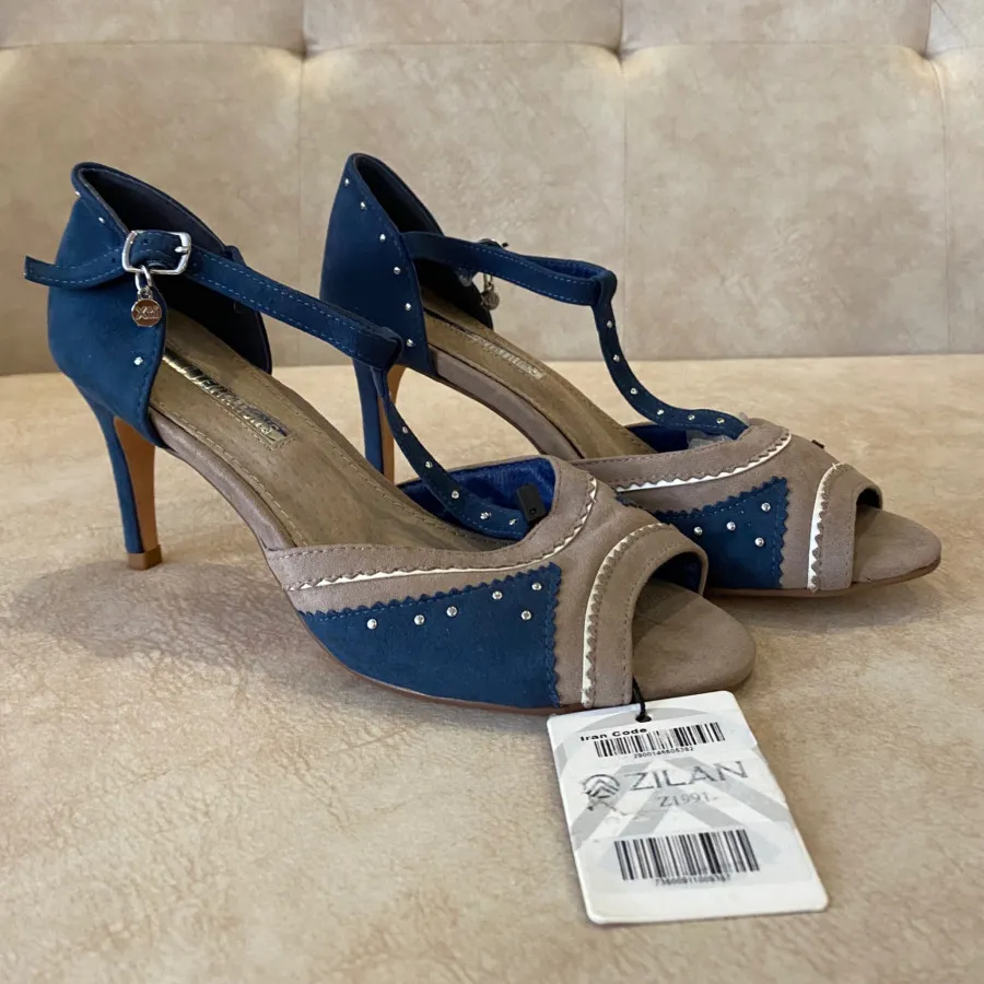 کفش جیر سرمه ای