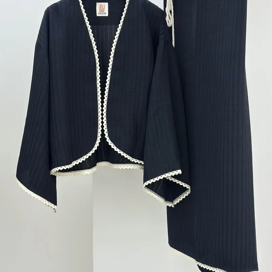 ست کت دامن استخوانی