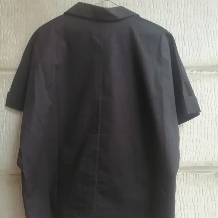 تیشرت آستین کیمونویی مشکی