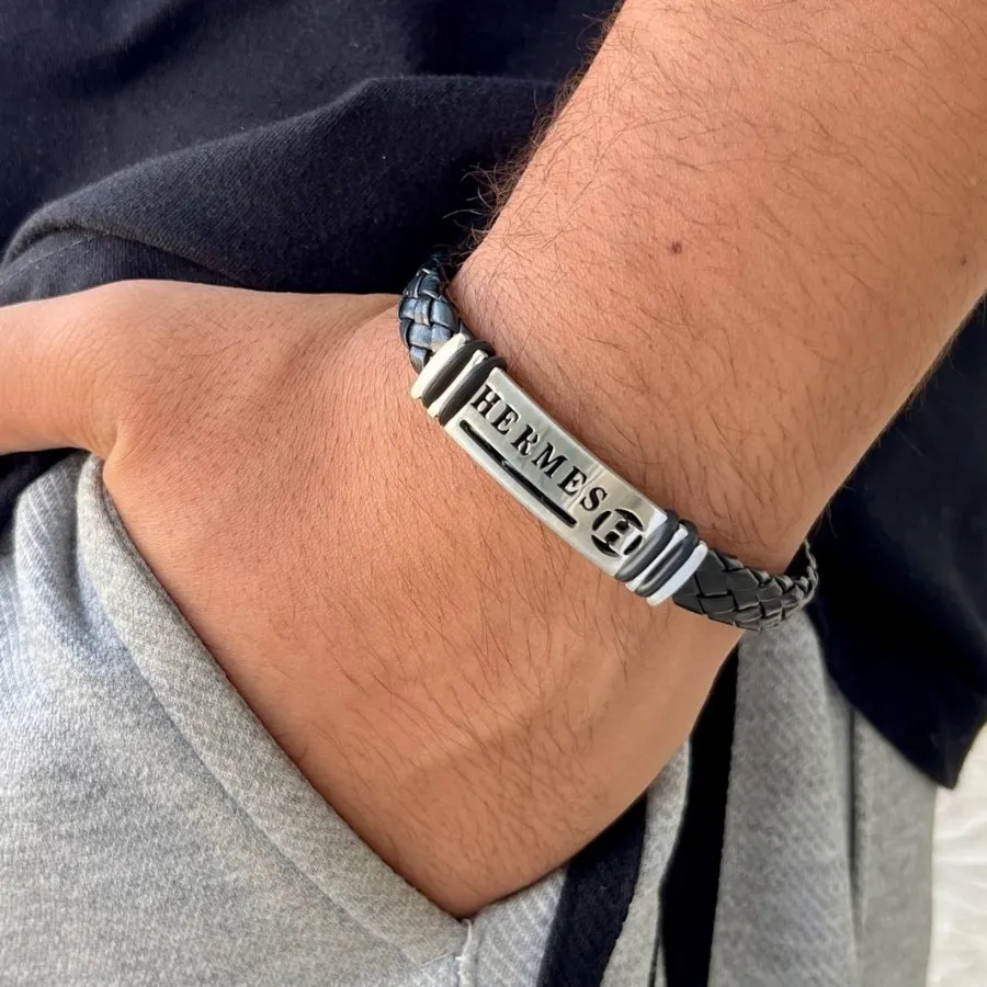 انواع دستبند چرم مردانه