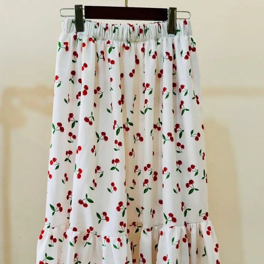 دامن کرپ نخ