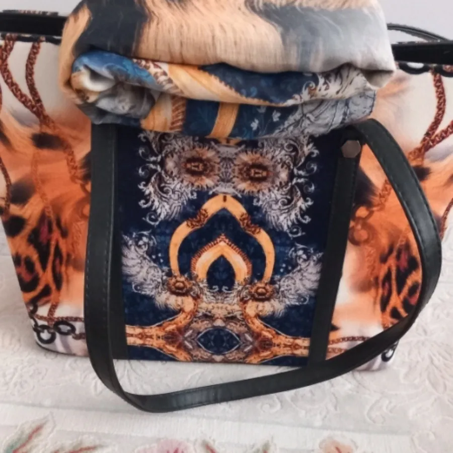 ست کیف و روسری