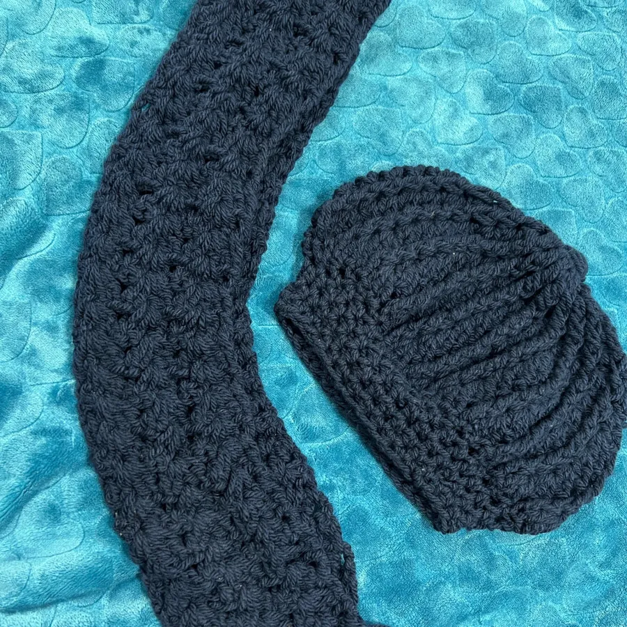 کلاه و شال گردن بافت