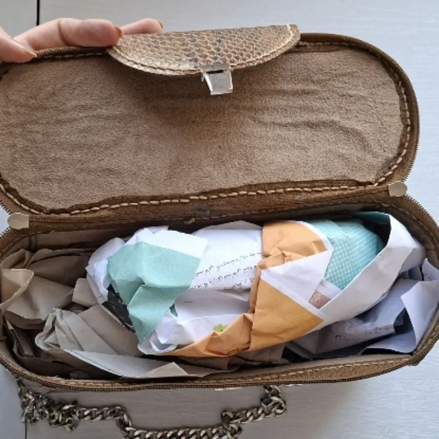 کیف سبز چرم