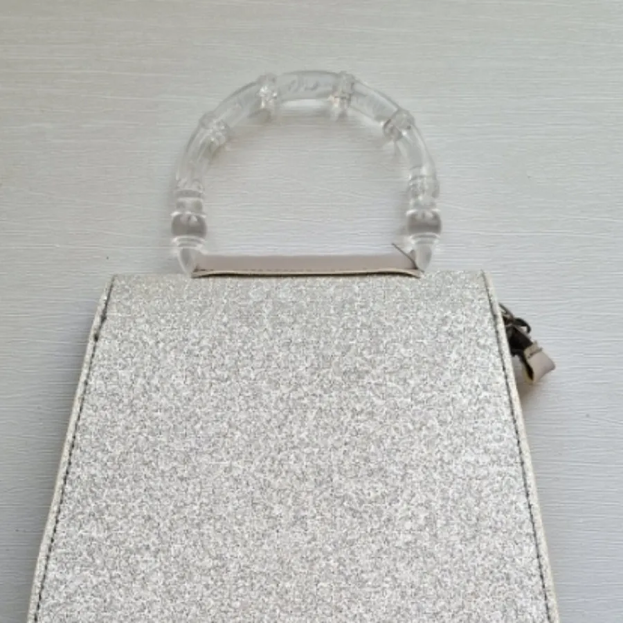 کیف طوسی نقره ای مجلسی