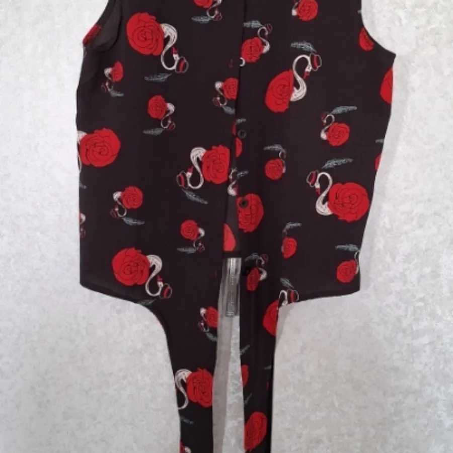 تاپ مشکی گره دار