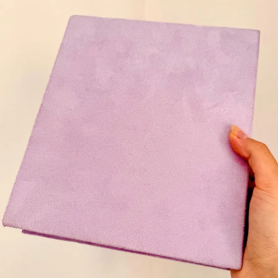 جعبه جواهر مخمل یاسی