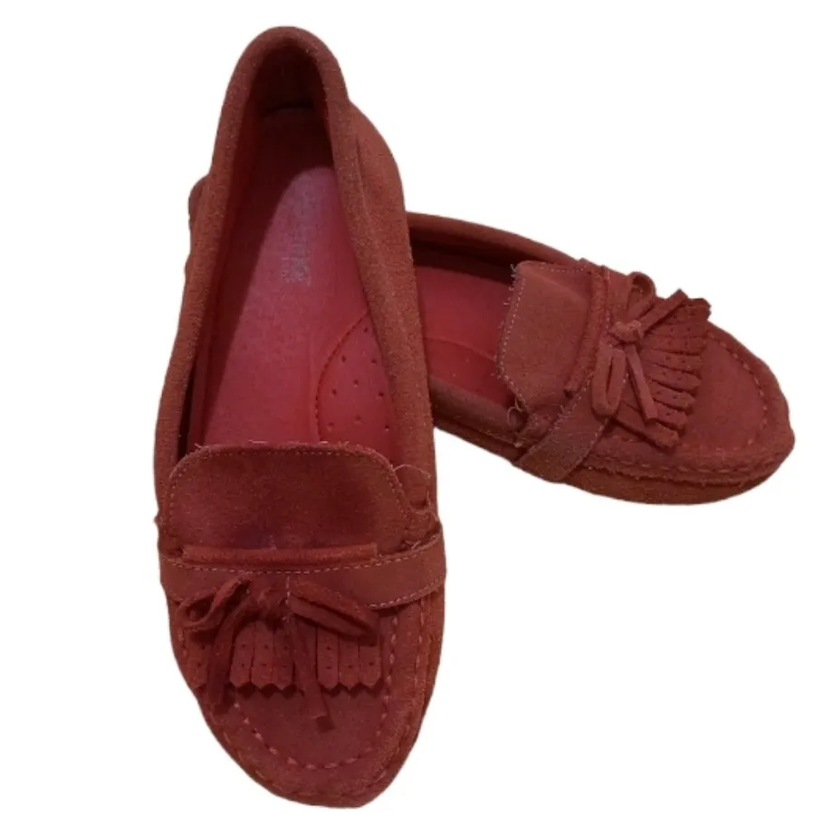 کفش کالج جیر قرمز