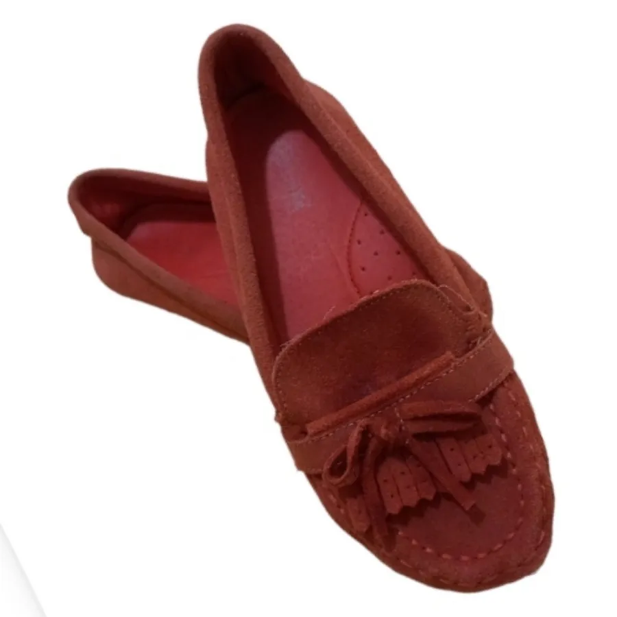 کفش کالج جیر قرمز