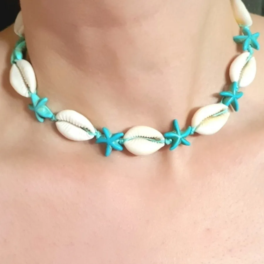 گردنبند صدف و ستاره دریای