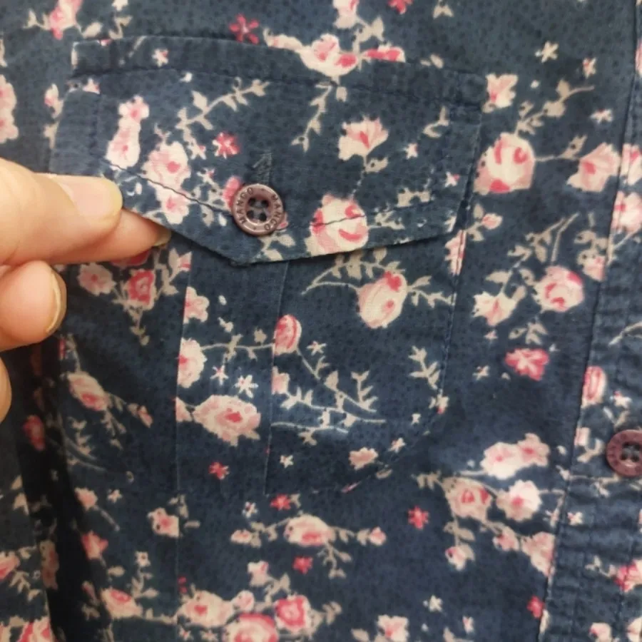 شومیز نخی گلدار