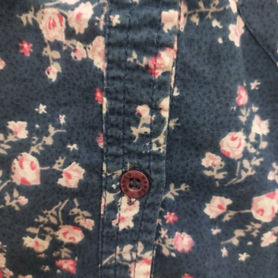 شومیز نخی گلدار