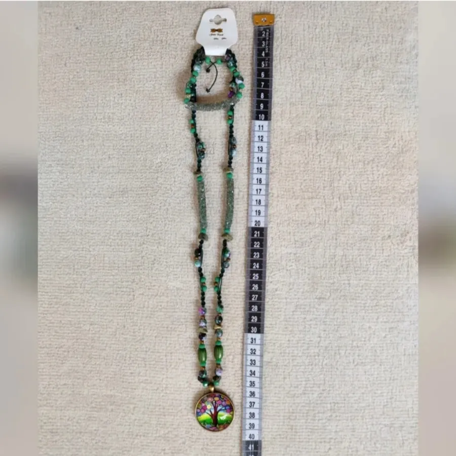 ست اکسسوری سبز