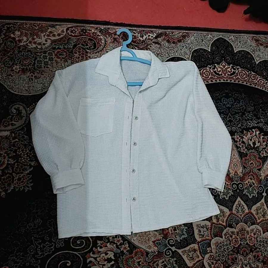 شومیزمانتویی سفید150t