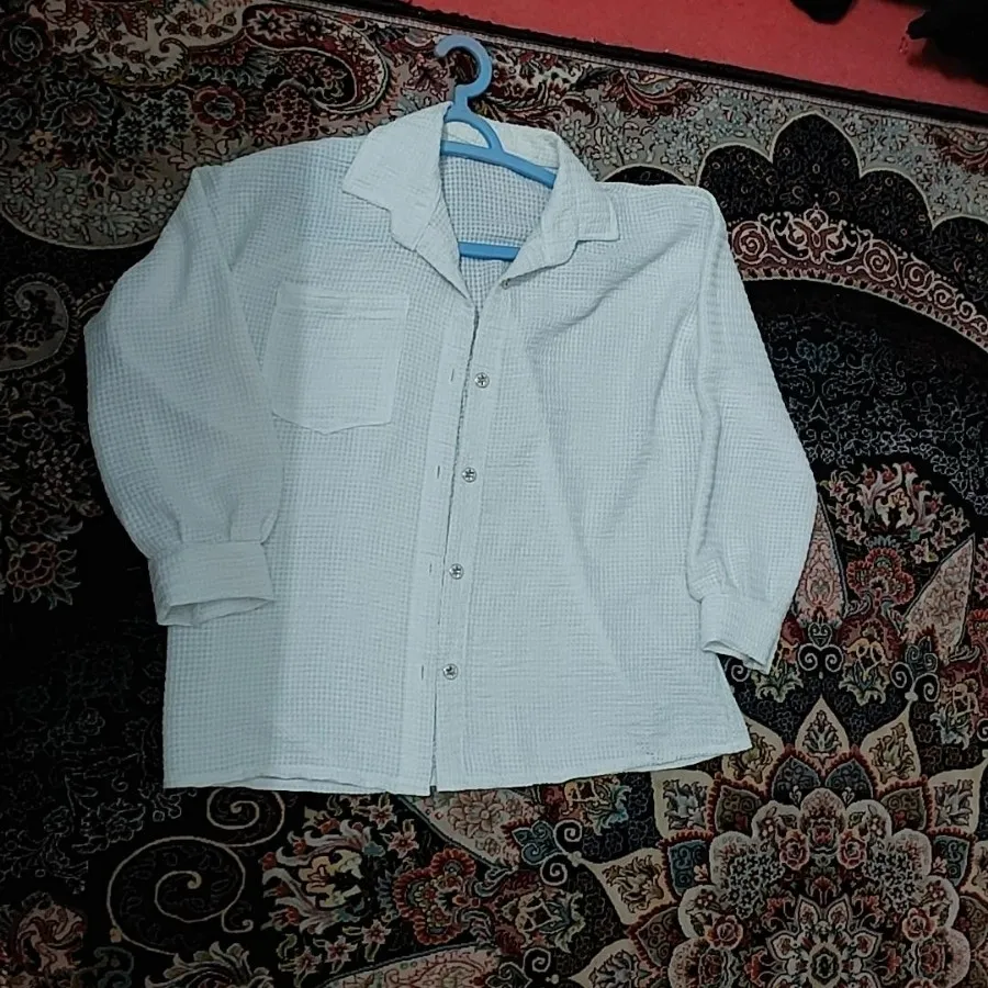 شومیزمانتویی سفید150t