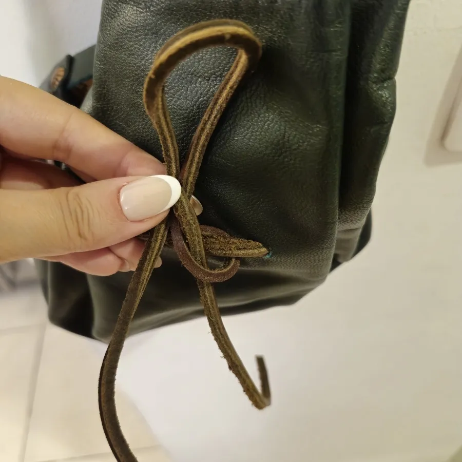 کیف چرم و چوب هنری