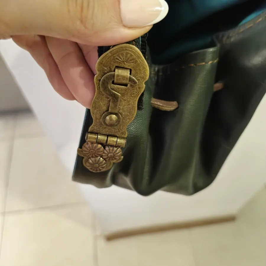 کیف چرم و چوب هنری