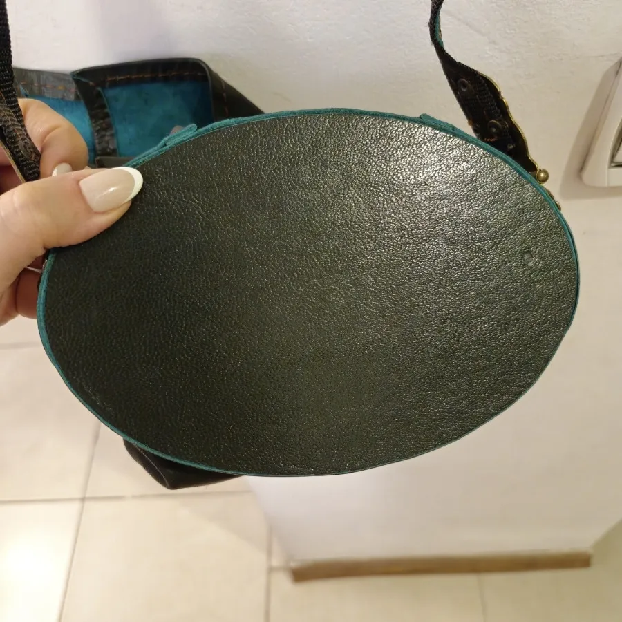 کیف چرم و چوب هنری