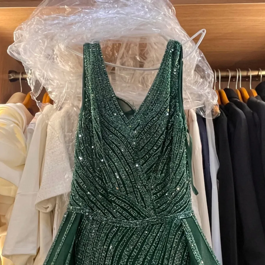 پیراهن مجلسی سبز