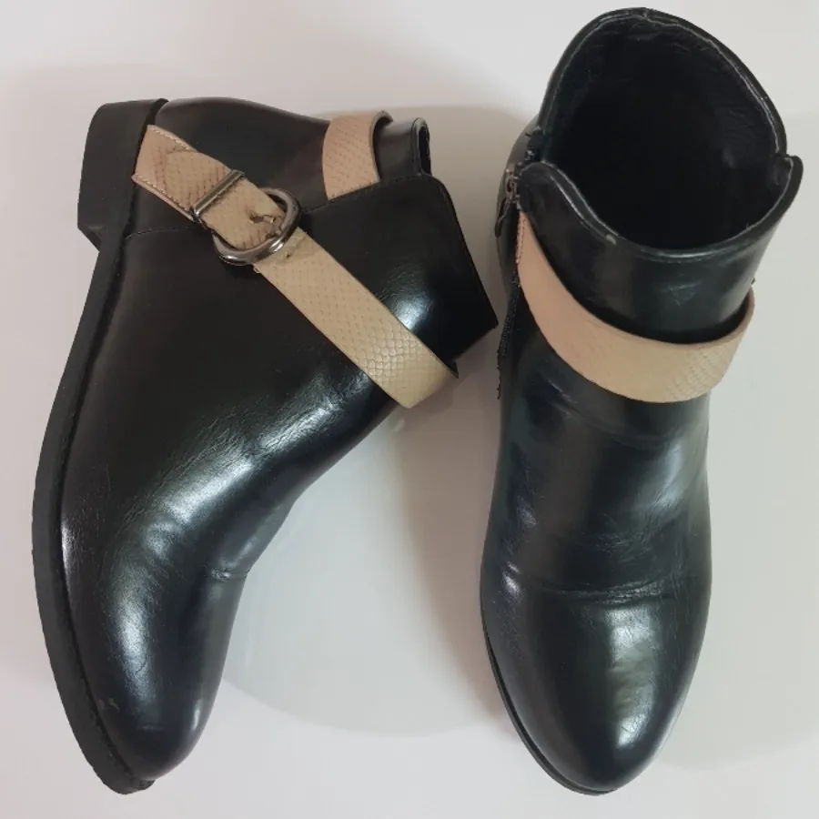 نیم بوت چرم