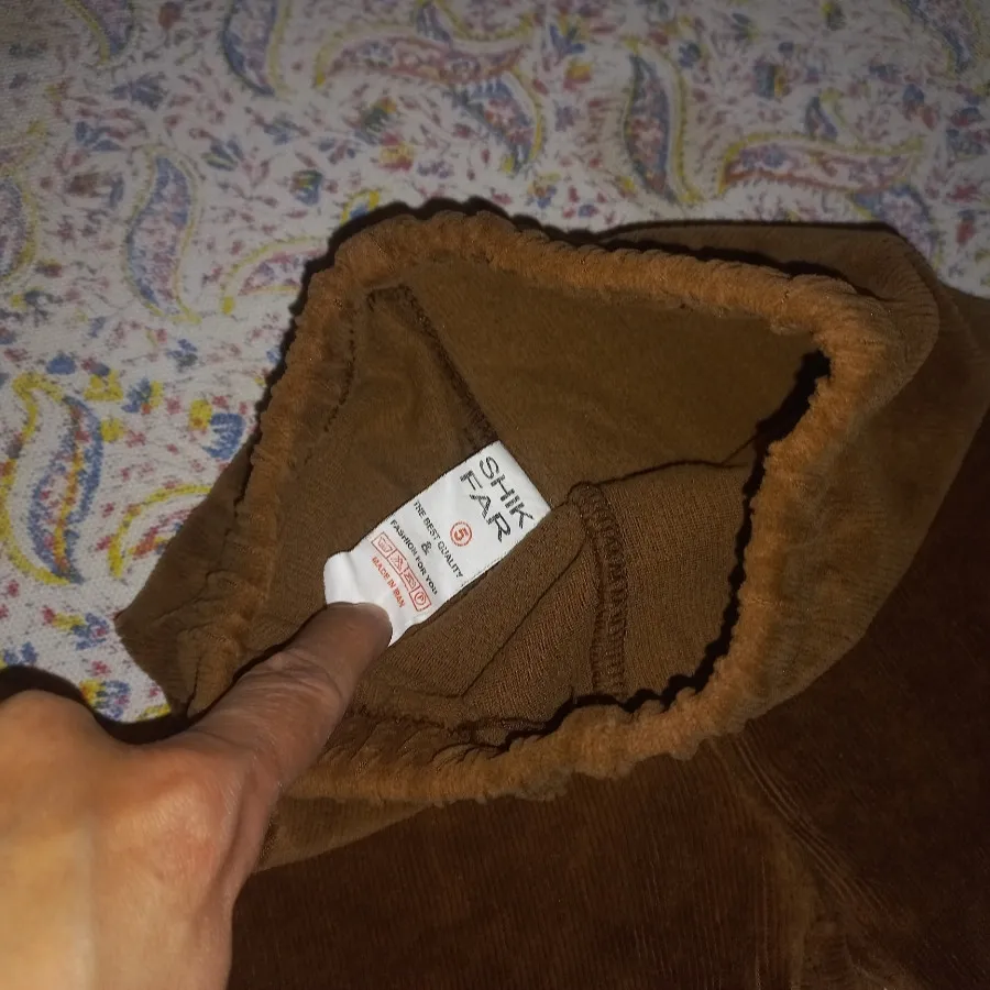 شلوار مخمل کبریتی بچگانه