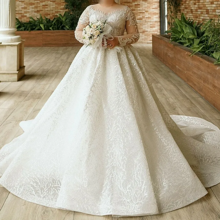 لباس عروس‌ پرنسسی عربی