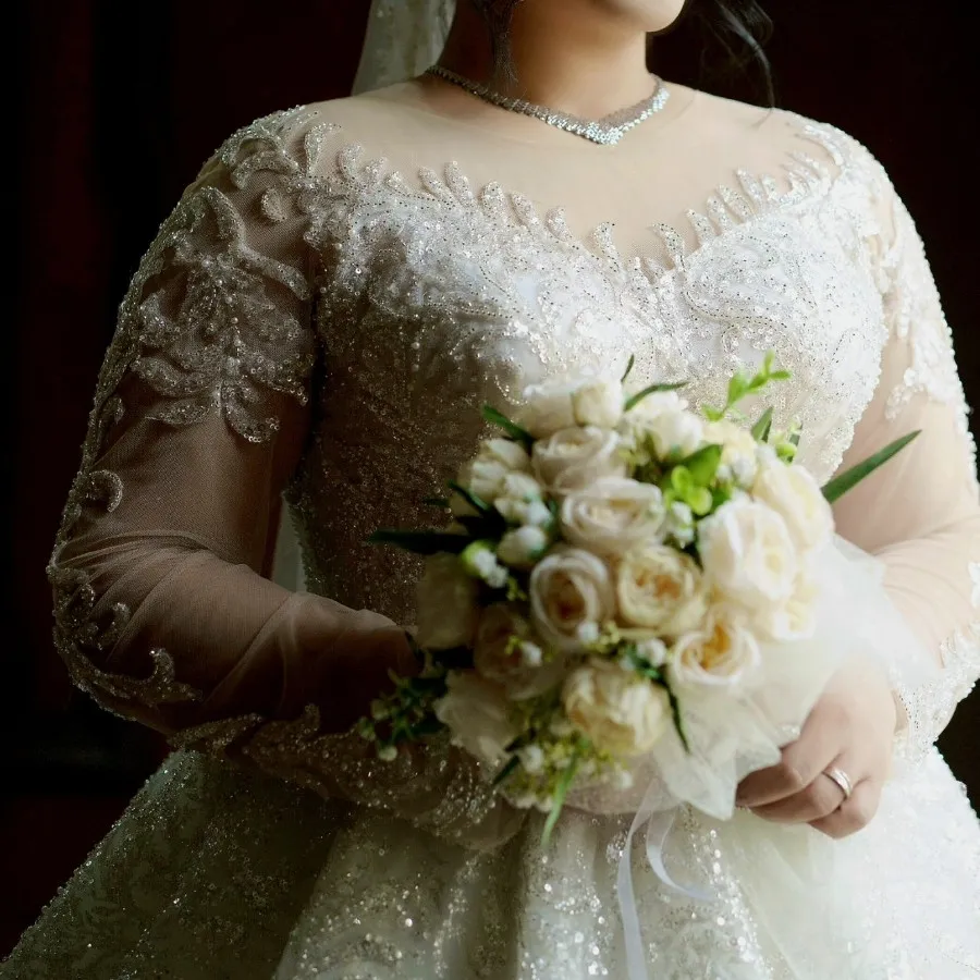 لباس عروس‌ پرنسسی عربی