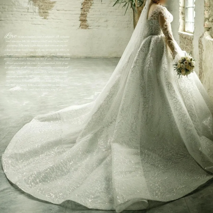 لباس عروس‌ پرنسسی عربی