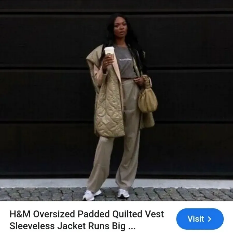 پافر وست سایز بزرگ H&M