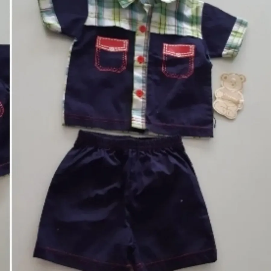 پیراهن شلوارک نوزادی