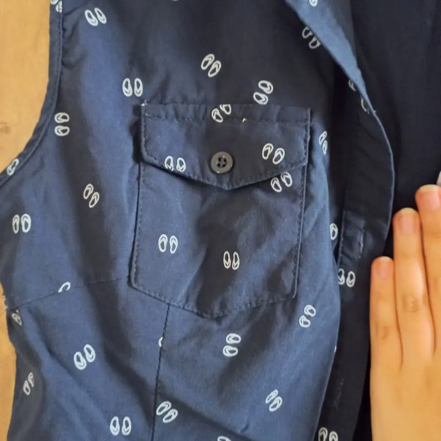 شومیز سرمه‌ ای