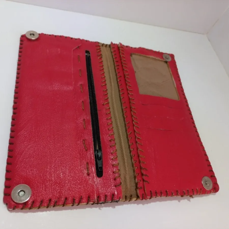 کیف پول چرم دست دوز