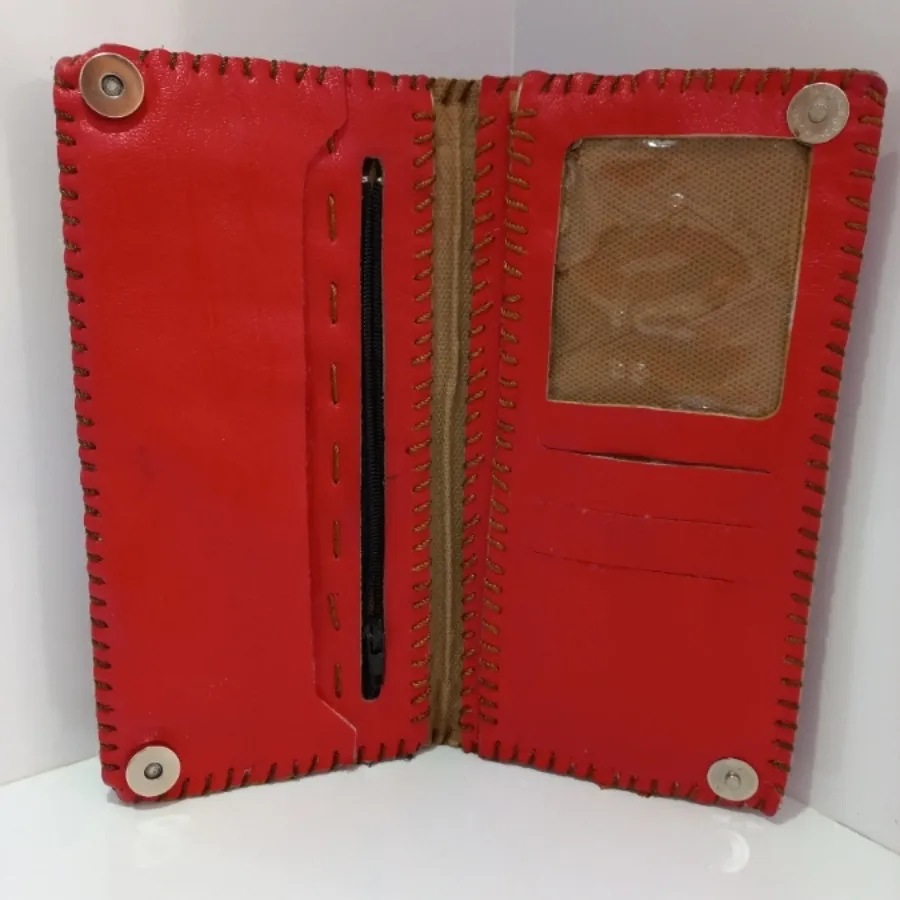 کیف پول چرم دست دوز