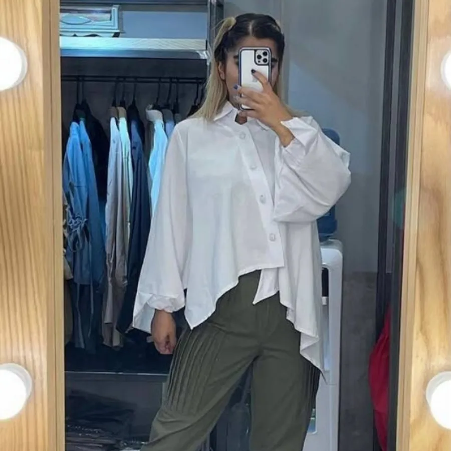 شومیز آستین مثلثی