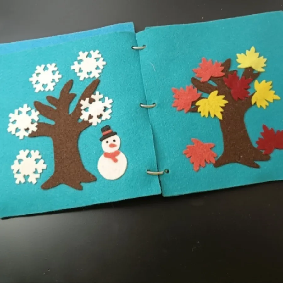 دفترچه نمدی آموزش فصل ها