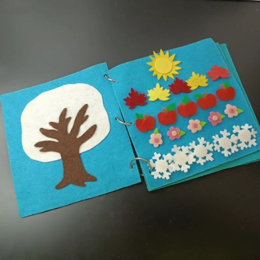 دفترچه نمدی آموزش فصل ها