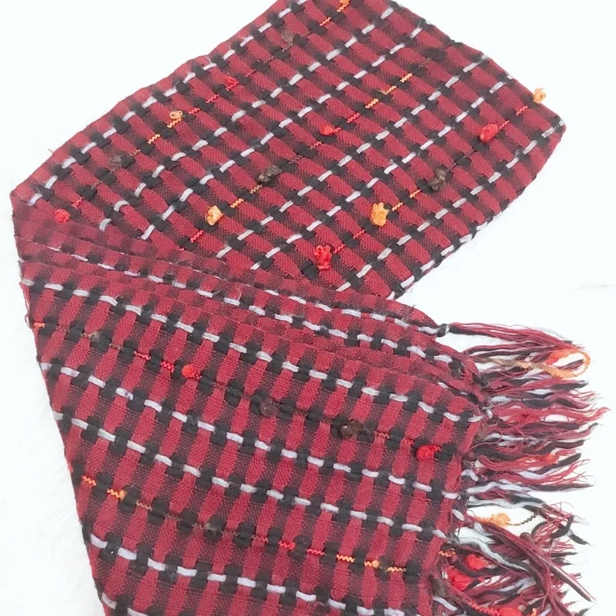 شال بافت و حریر زیبا