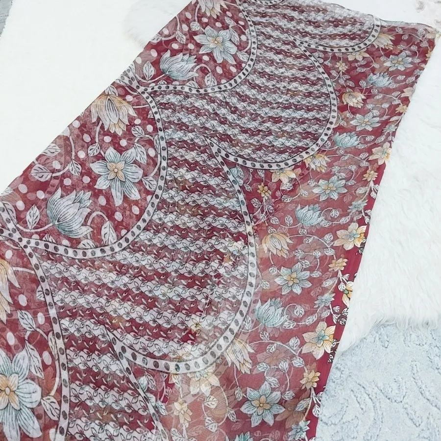 شال بافت و حریر زیبا