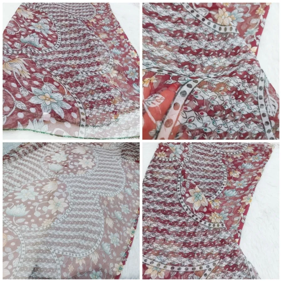 شال بافت و حریر زیبا