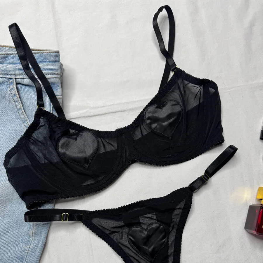 ست سوتین و شورت تک قلب