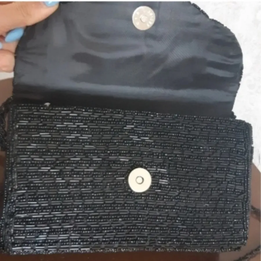 کیف ملیله دوزی مشکی