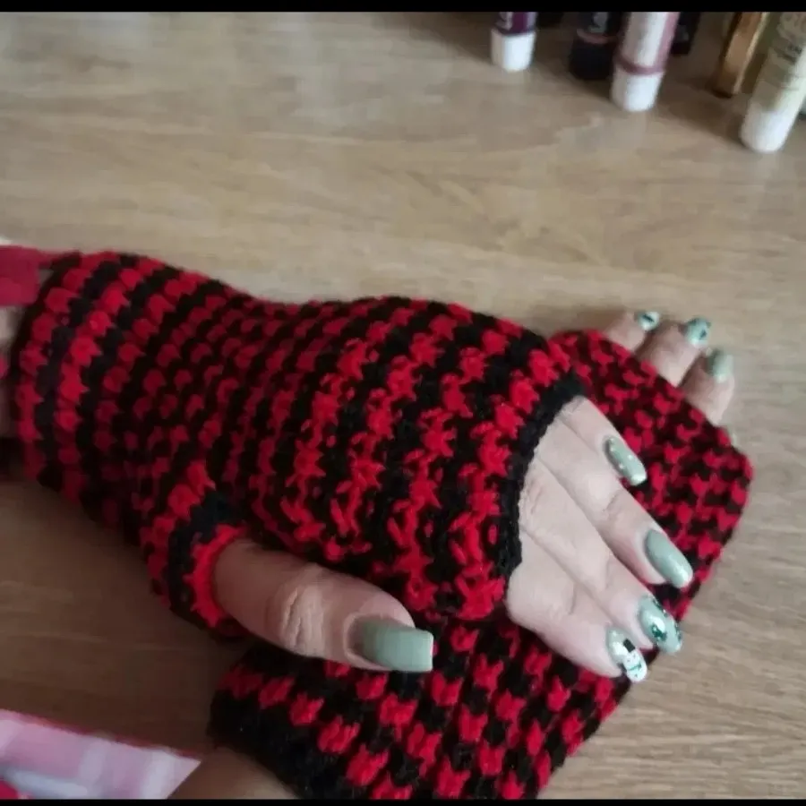 ست دستباف شال کلاه و دستک