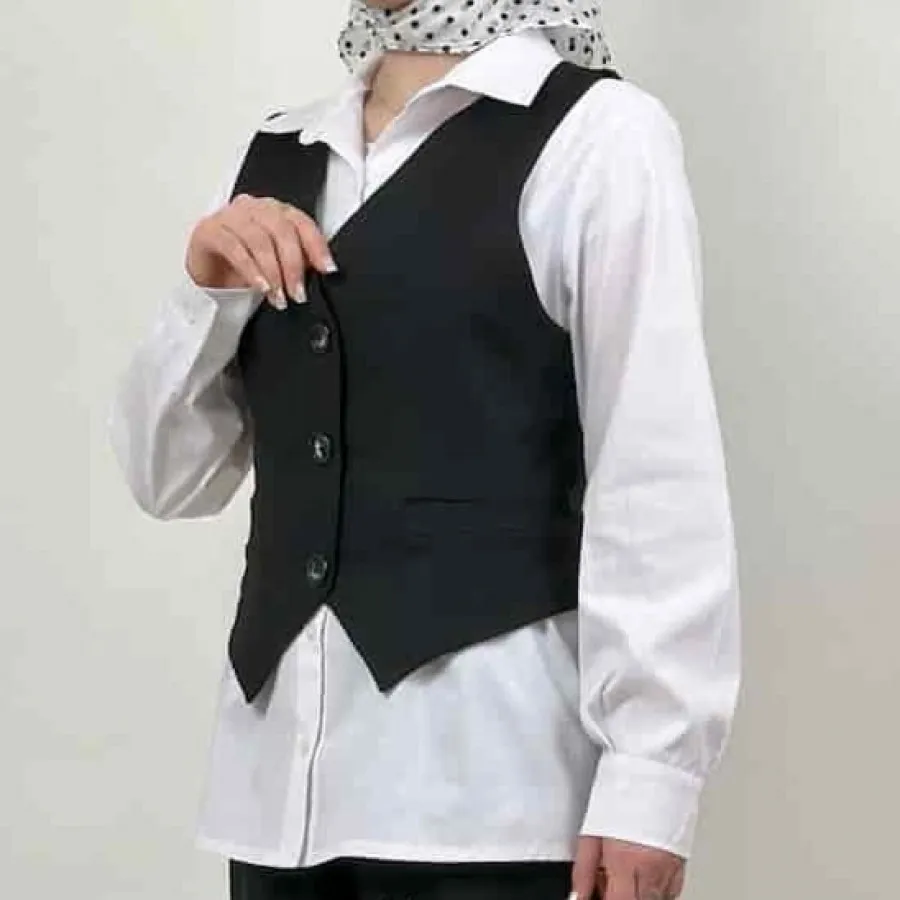 ست جلیقه و شومیز نو