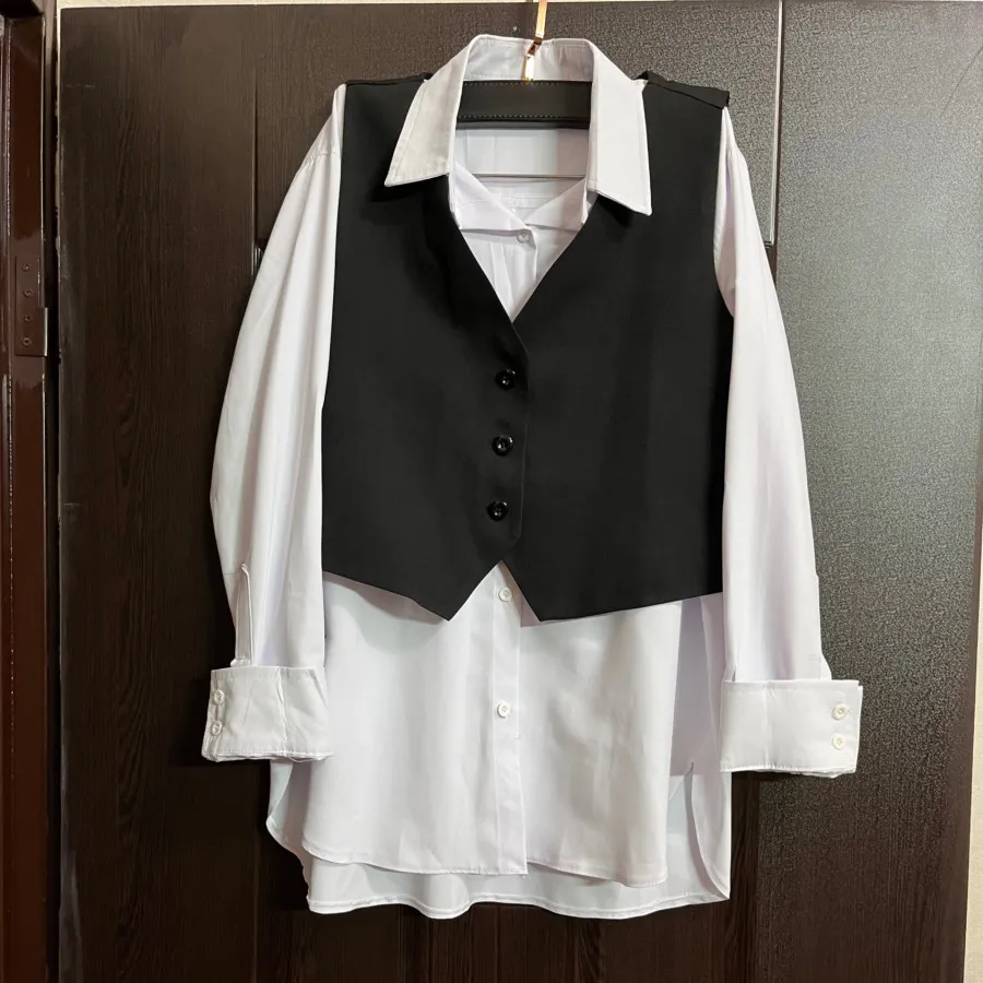 ست جلیقه و شومیز نو