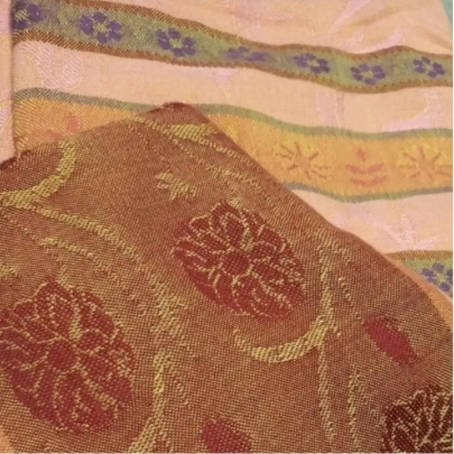 شال طرح دار تافته ای