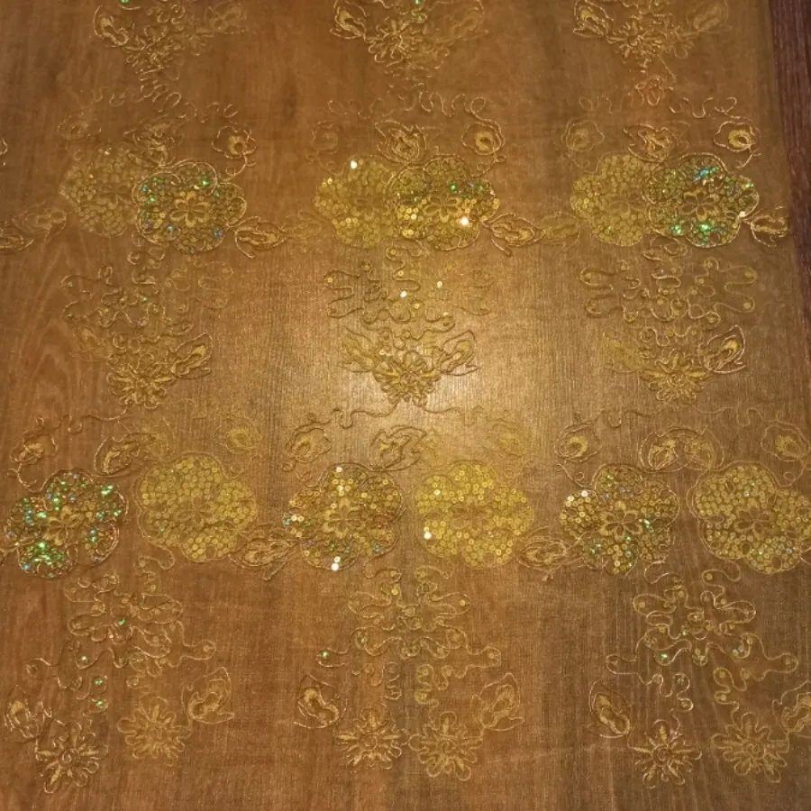 پارچه مجلسی تور پولک دوزی