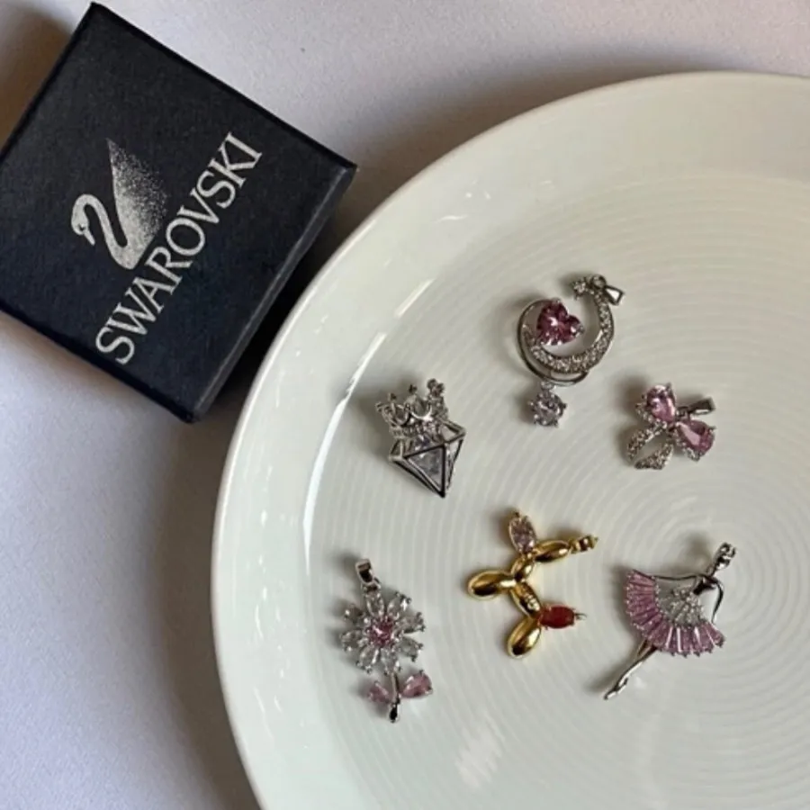 گردنبند طرح سواروسکی