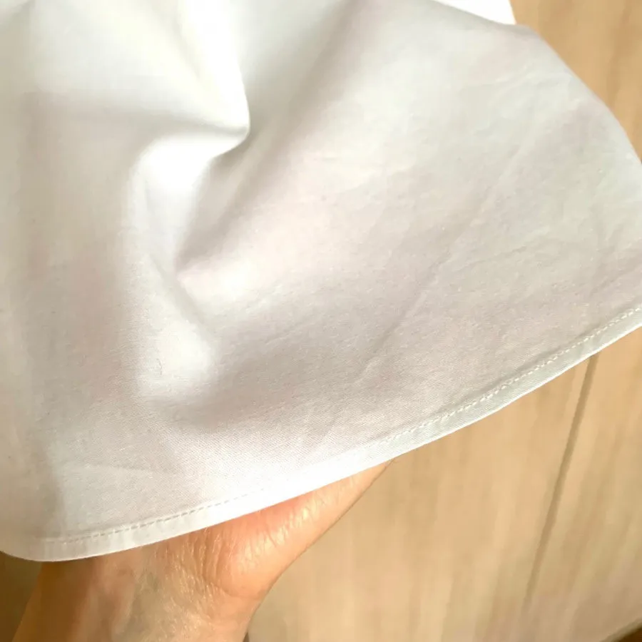 شومیز سفید تمام کتان