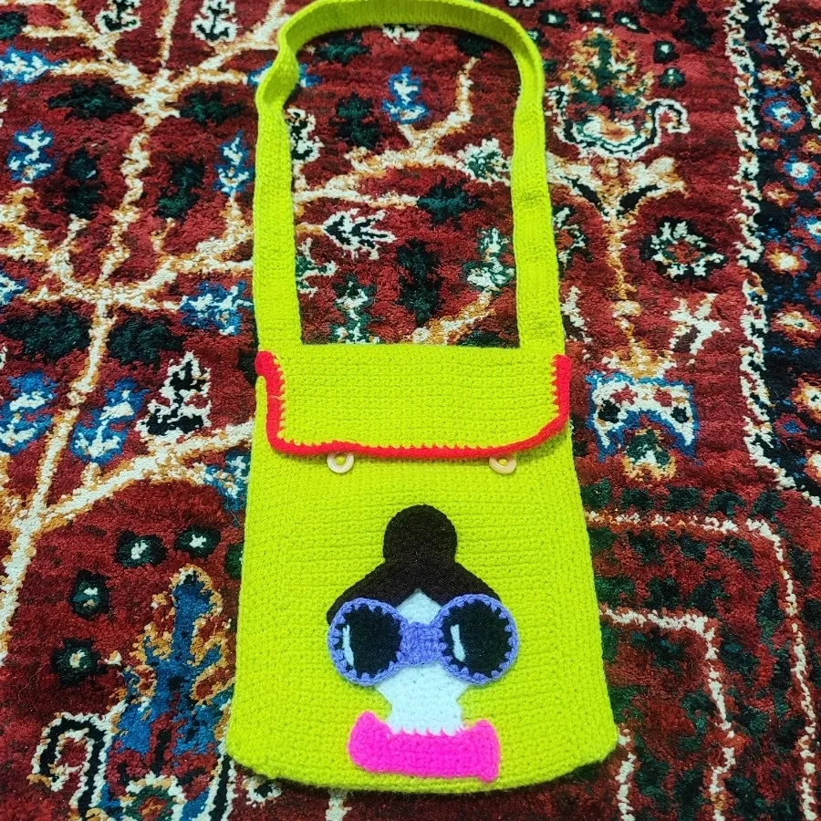 کیف قلاب بافی هنر دست