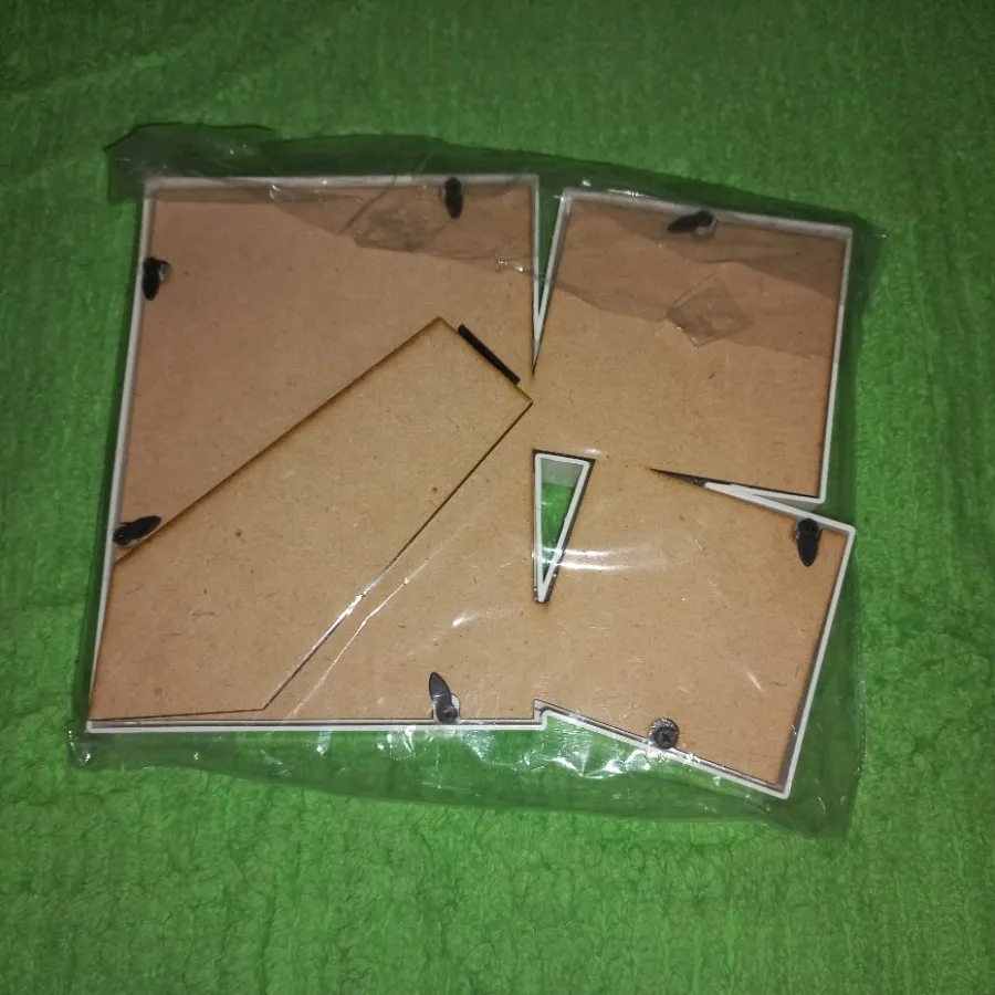 قاب عکس رومیزی سفید 3تایی